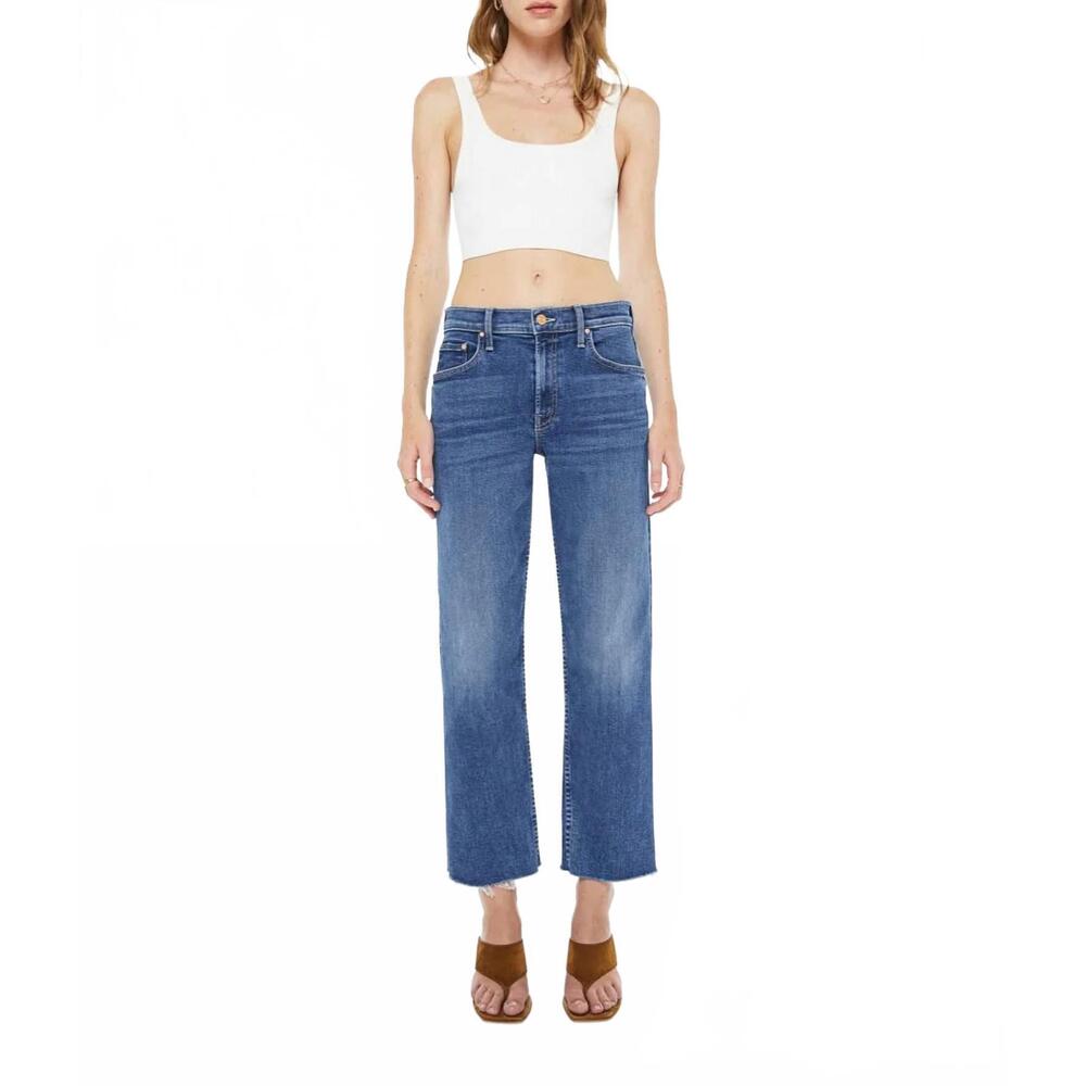 NEW MOTHER newbie ankle fray jeans in prized possession - Picture 1 of 6
